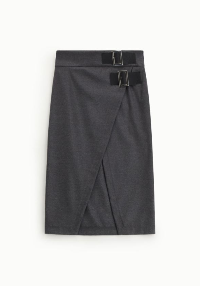 Jupe Mi-Longue Portefeuille - Dixie