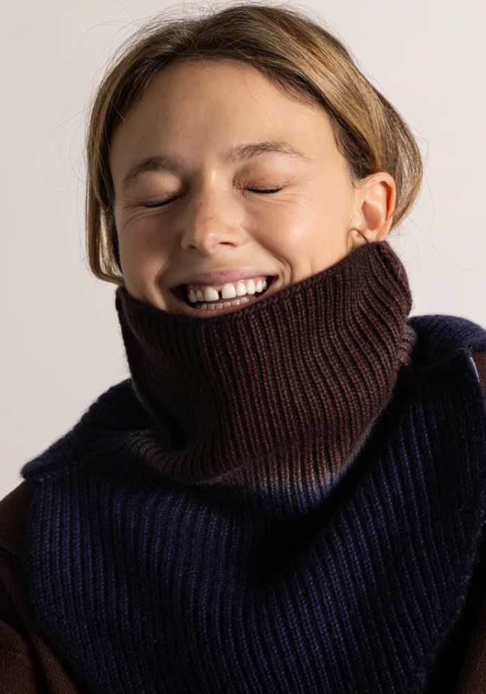 Col Cachemire Deep Dye Brown - Koon Cachemire
