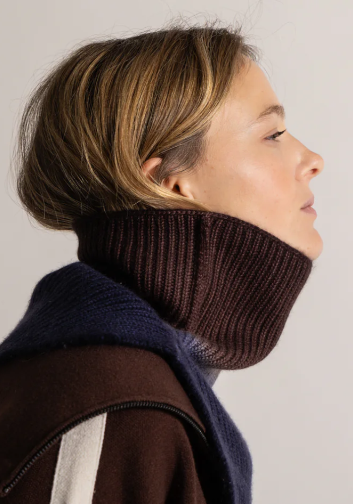 Col Cachemire Deep Dye Brown - Koon Cachemire