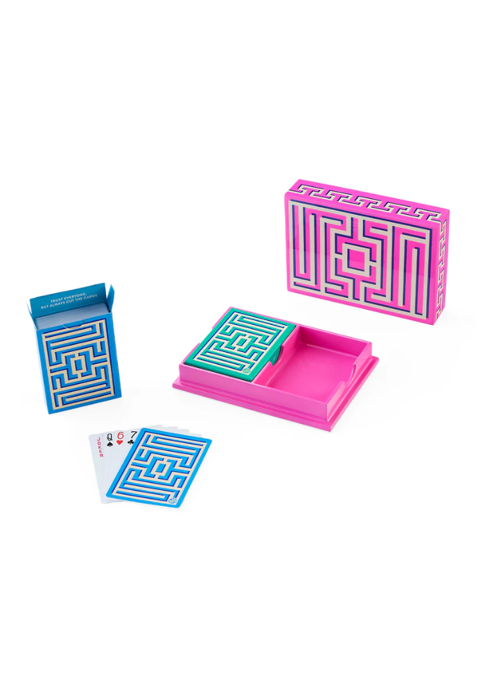 Jeu De Cartes Labyrinthe Laqué - Jonathan Adler