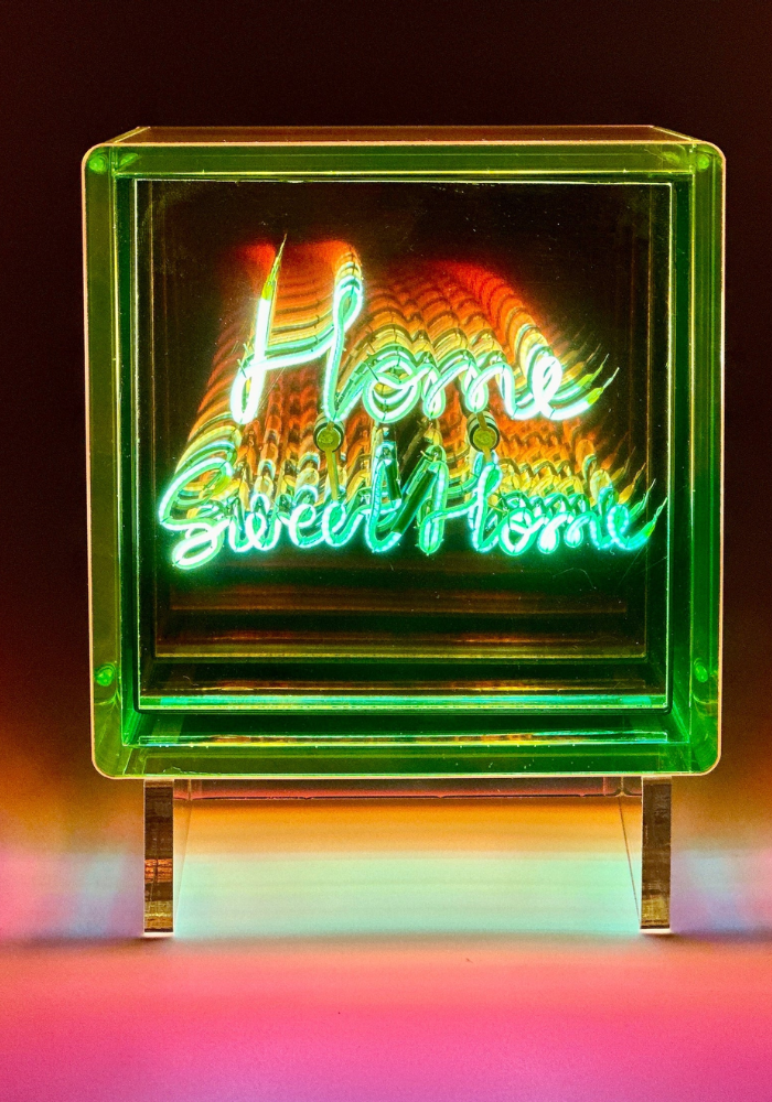 Lampe Cube Home Sweat Home- Blush Sélection