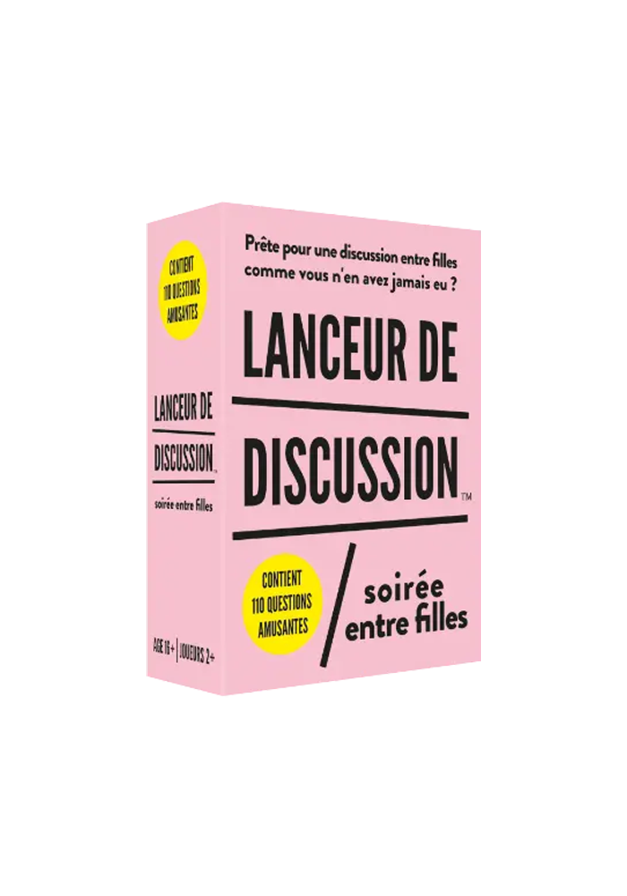 Jeu Lanceur De Discussion - Soirée Entre Filles - Sélectionné par Blush
