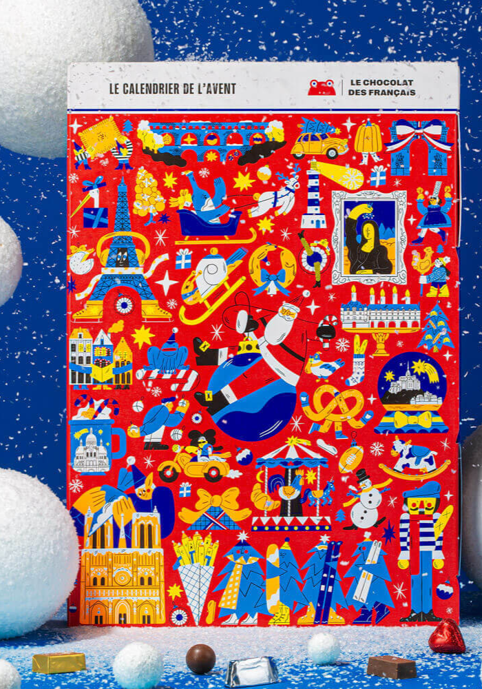 Le Super Calendrier de l’Avent « Un Noël Frenchy » - Le Chocolat Des Francais