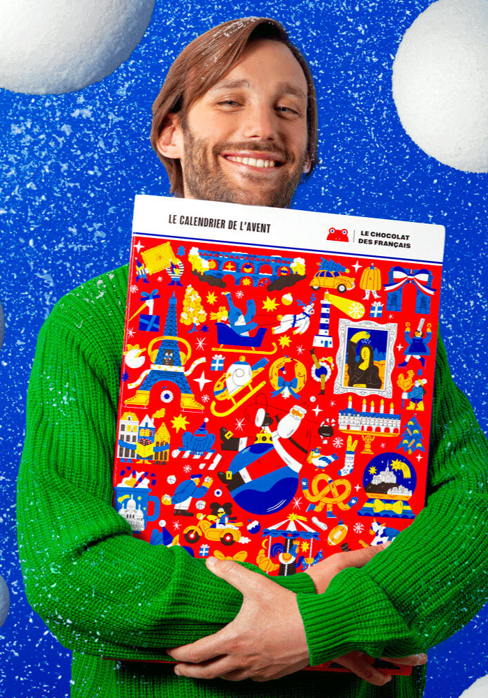 Le Super Calendrier de l’Avent « Un Noël Frenchy » - Le Chocolat Des Francais