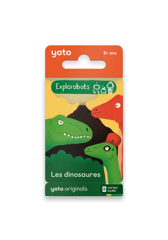 Cartes Audio Explorobots Les Dinosaures - Yoto
