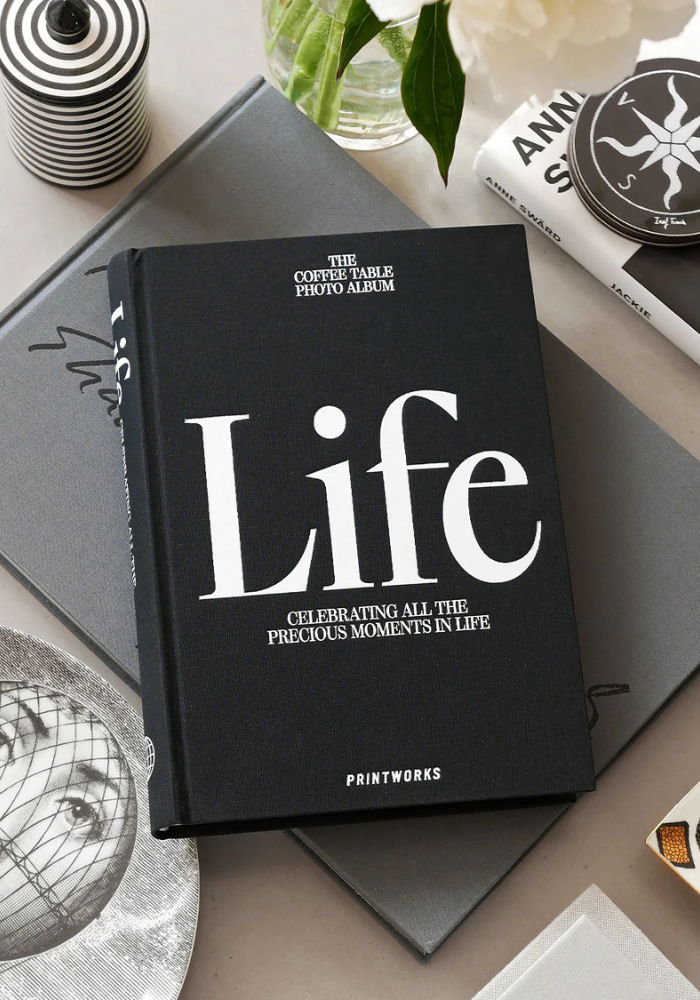 Livre Photo Life Noir - Printworks