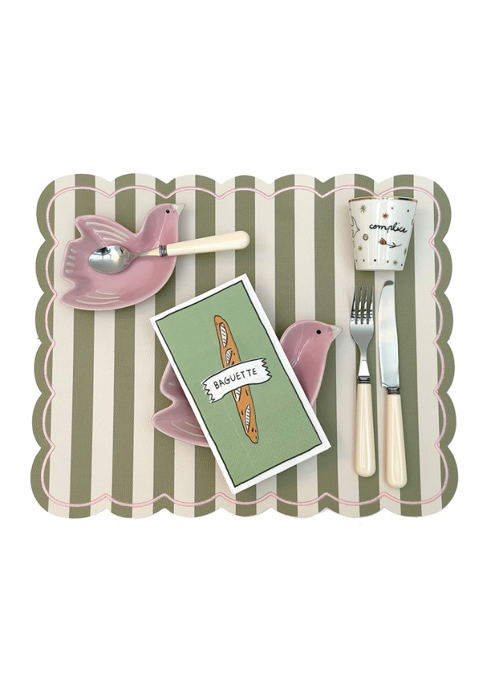 Lot De 15 Serviettes En Papier Rectangle Baguette - Sélectionné par Blush