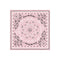 Lot De 20 Serviettes En Papier Bandana Rose