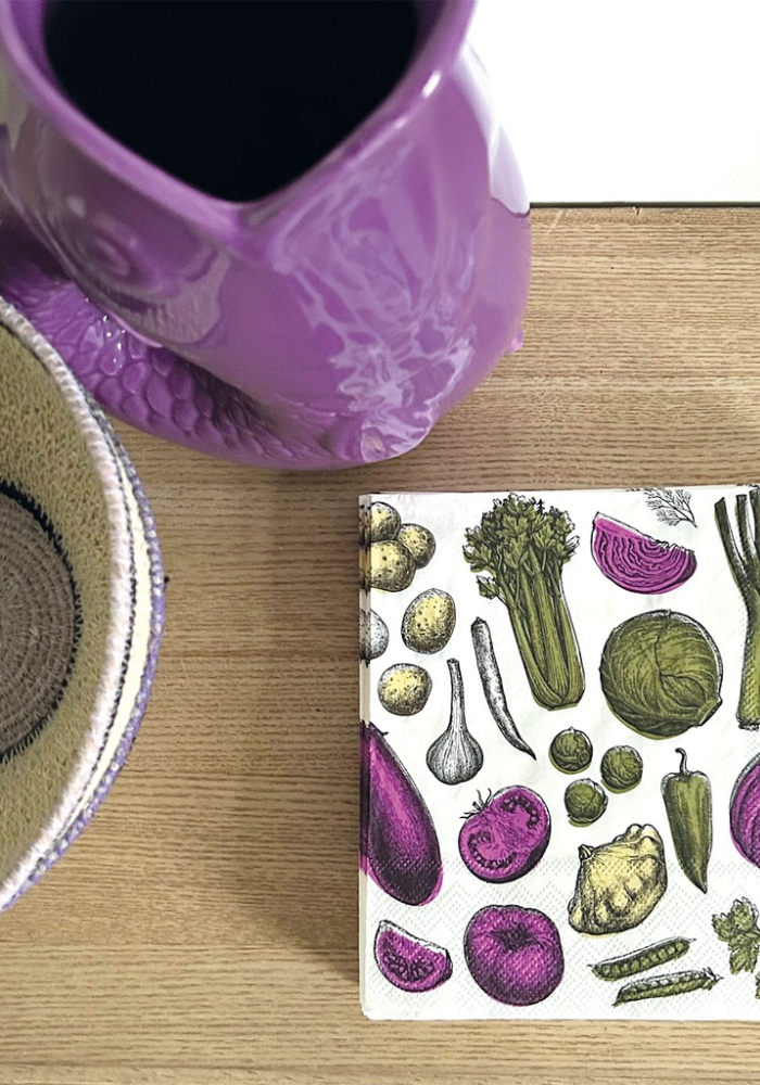 Lot De 20 Serviettes En Papier Veggie Mania - Sélectionné par Blush