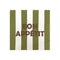 Lot De 20 Serviettes Papier Bon Appetit Rayure Kaki