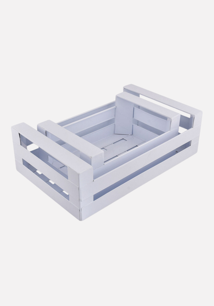 Lot De 2 Cagettes White - Bazar De Luxe