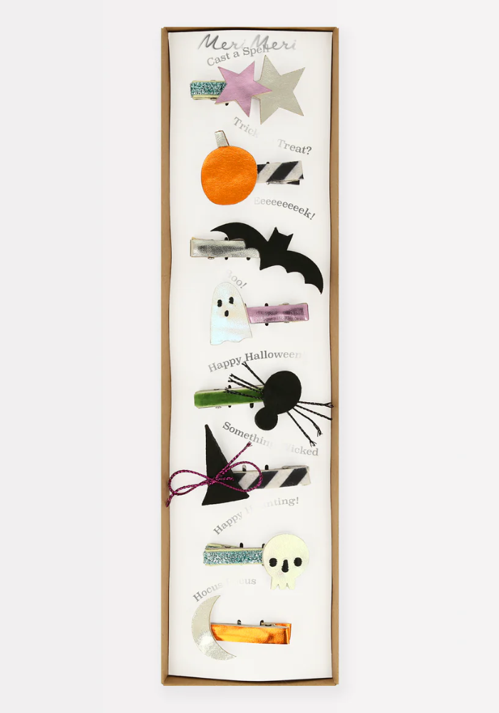 Lot De 8 Barrettes Halloween - Meri Meri