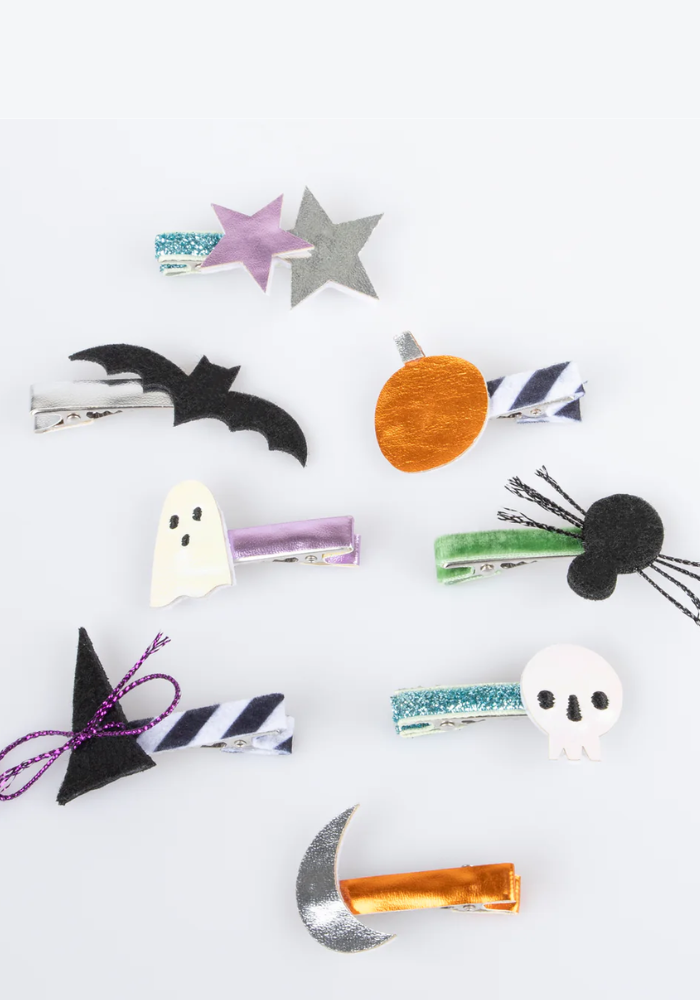 Lot De 8 Barrettes Halloween - Meri Meri