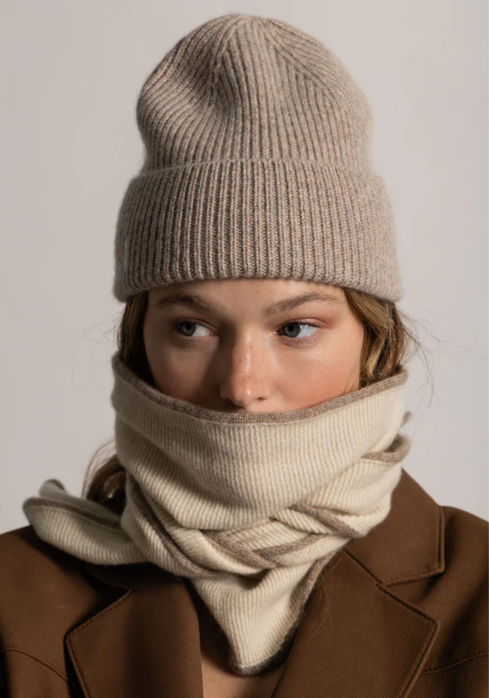 Mini Écharpe Beige - Koon Cachemire