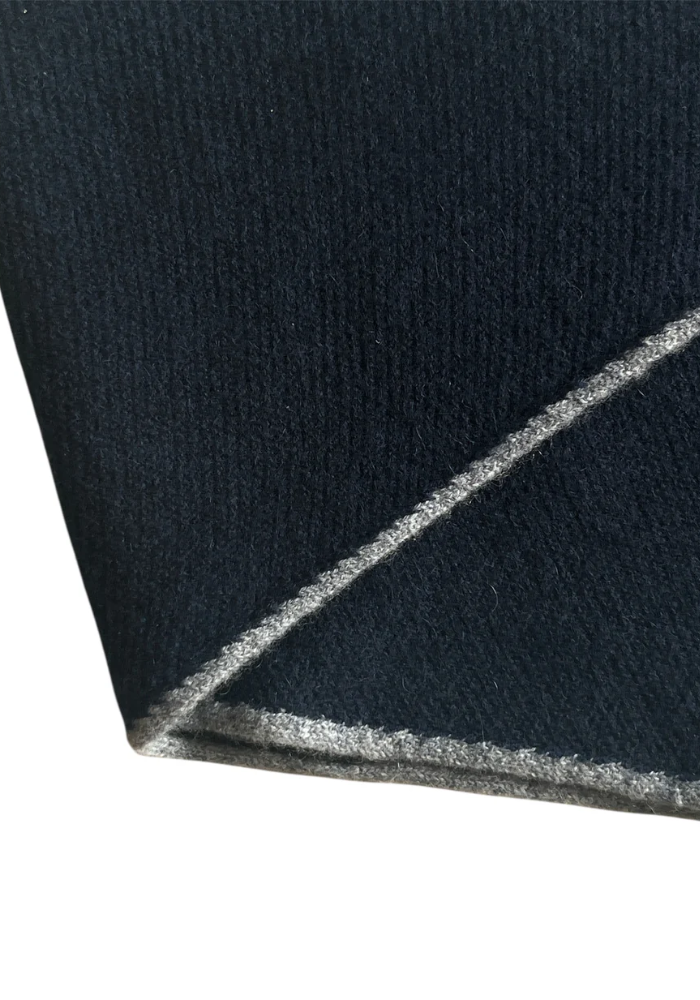 Mini Écharpe Navy - Koon Cachemire
