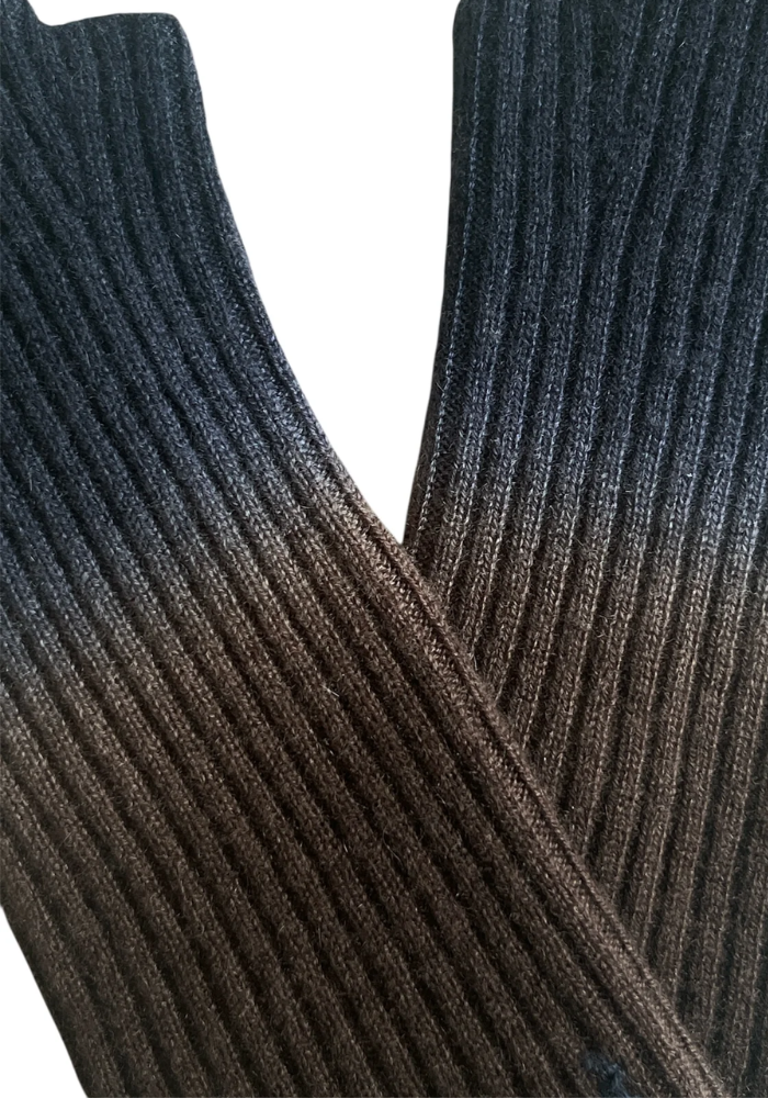 Mitaines Cachemire Deep Dye Brown- Koon Cachemire