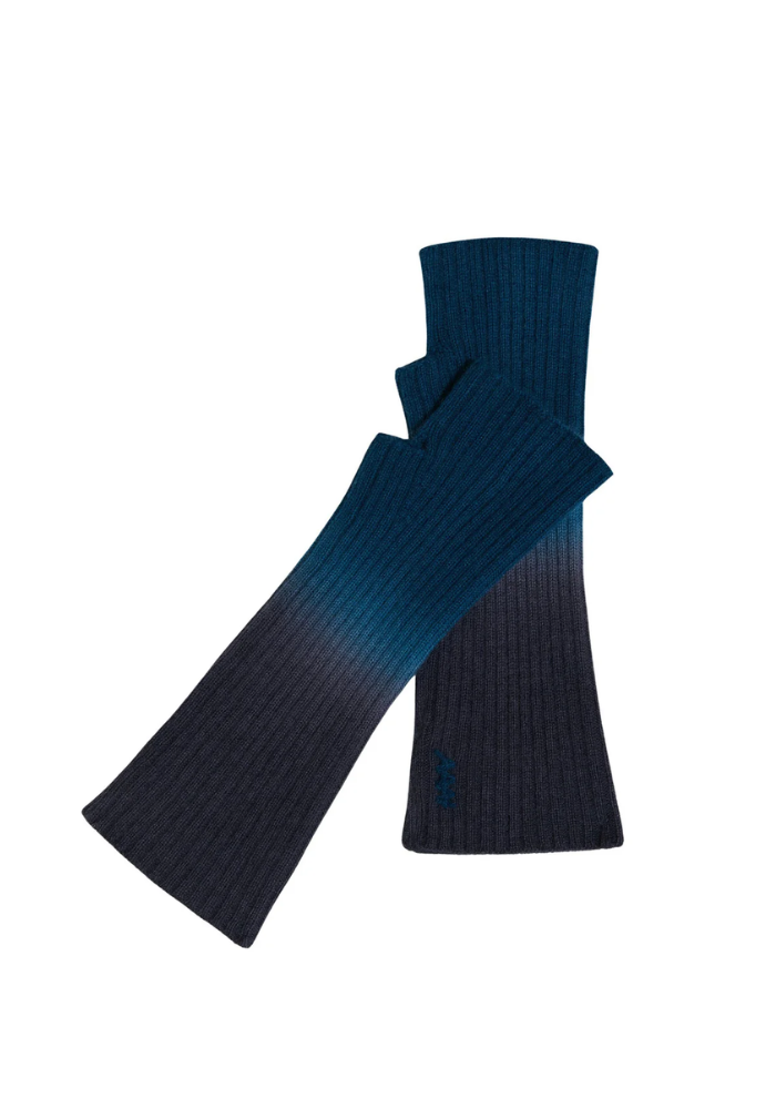 Mitaines Cachemire Deep Dye Paon - Koon Cachemire
