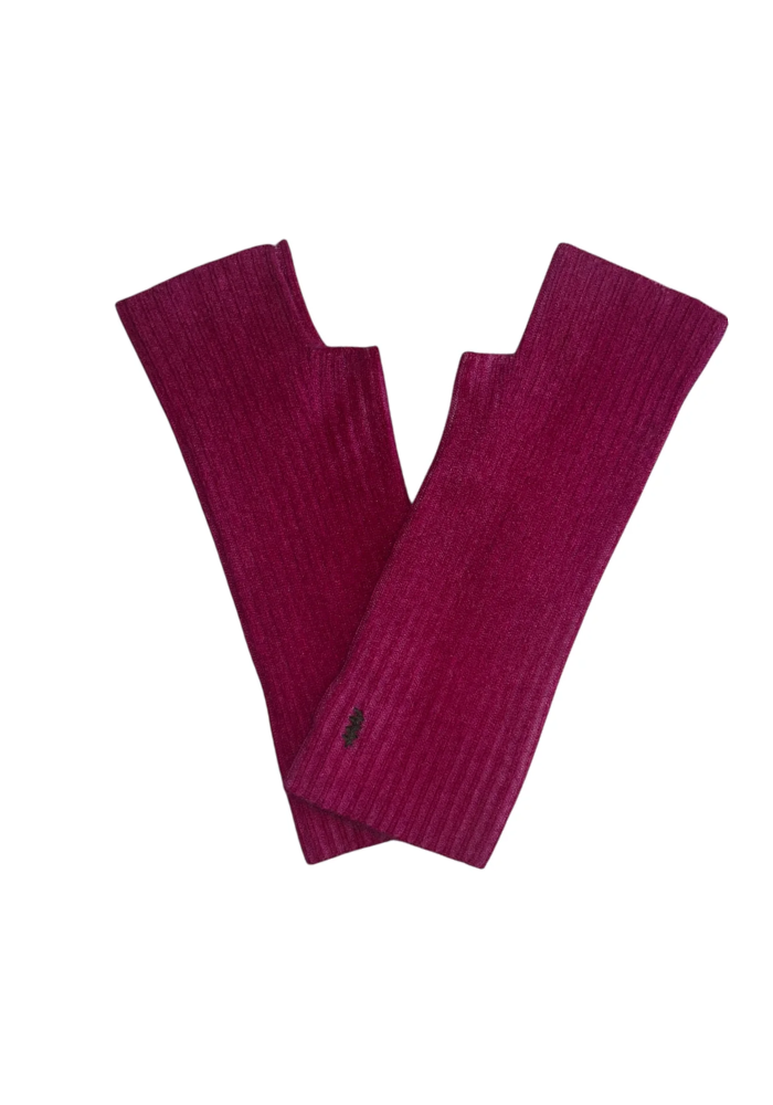 Mitaines Cachemire Spray Framboise - Koon Cachemire