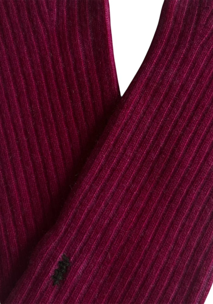 Mitaines Cachemire Spray Framboise - Koon Cachemire
