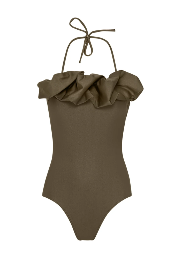 Maillot Aurora Une Pièce Bustier À Froufrou - Maio Paris