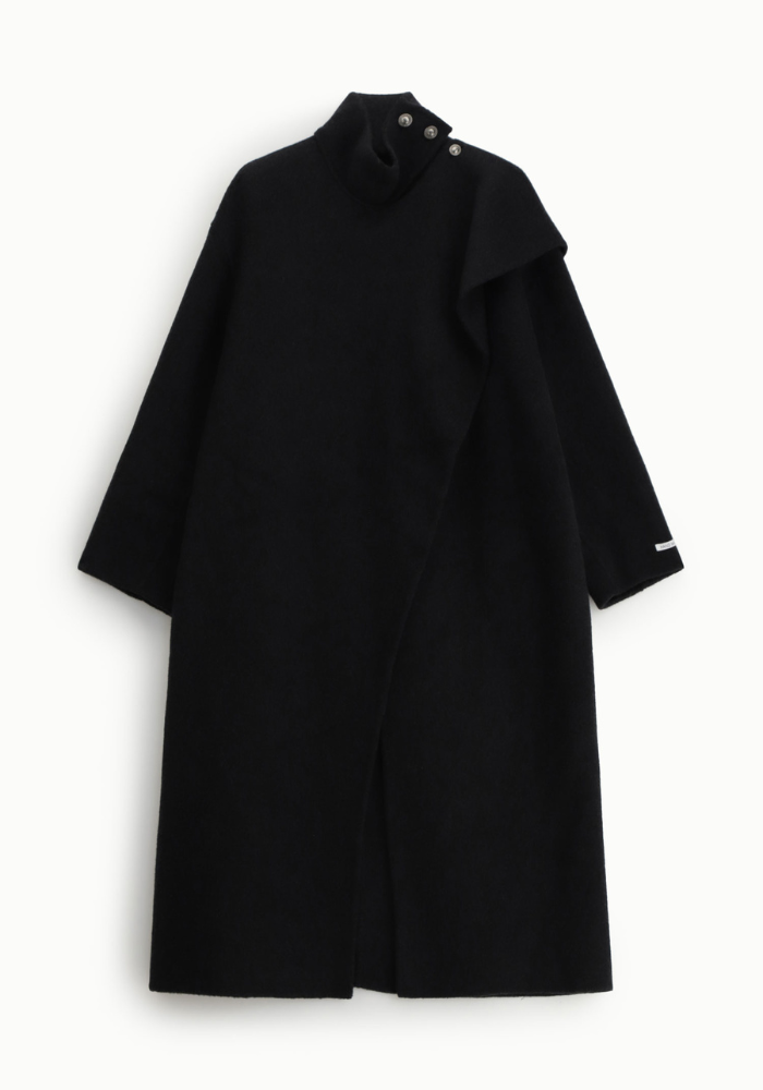 Manteau Col Asymétrique - Dixie