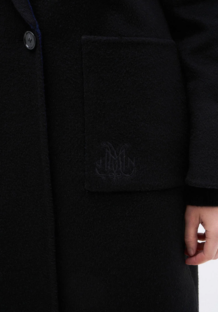 Manteau Wendy Marine Noir - DMN Paris