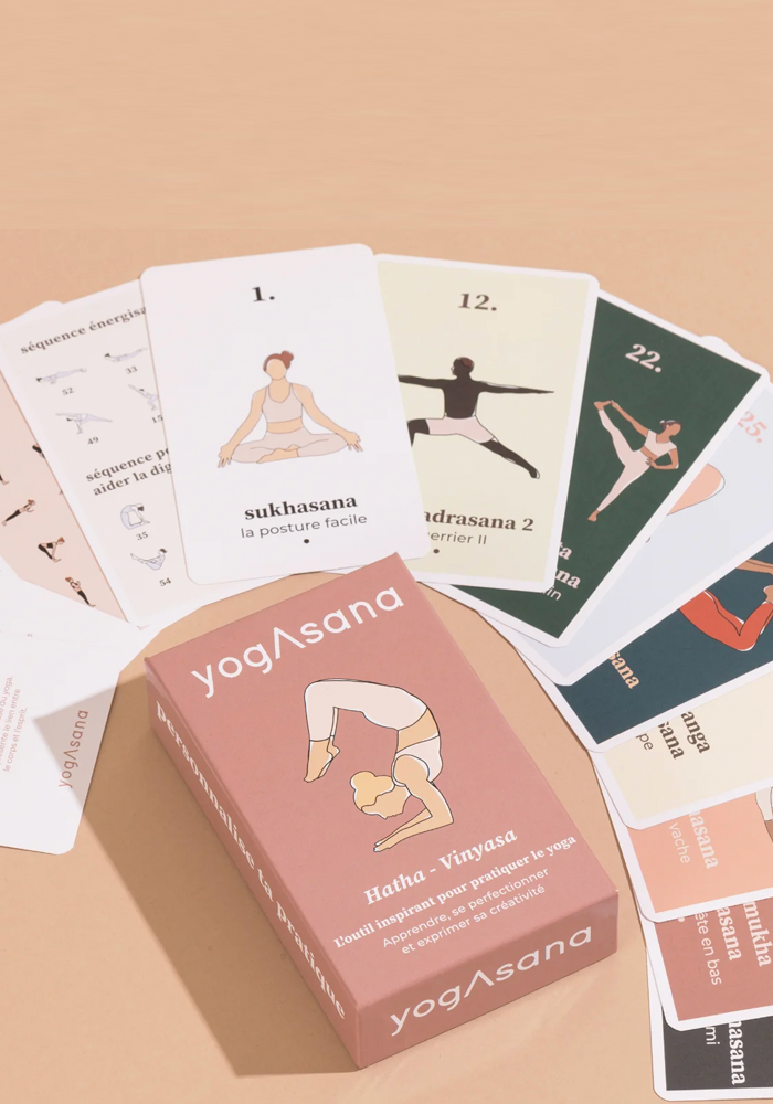 Cartes De Yoga Dynamique Hatha Vinsaya - Yogasana