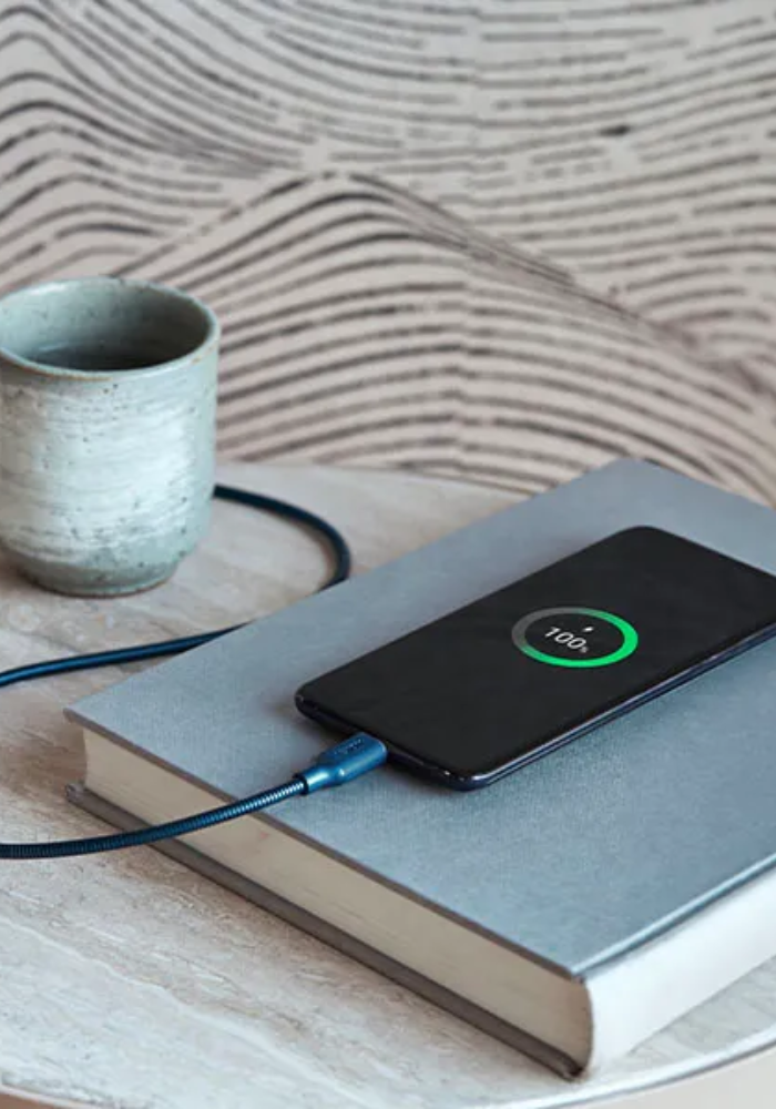 Câble De Charge Metali-C Noir - Lexon