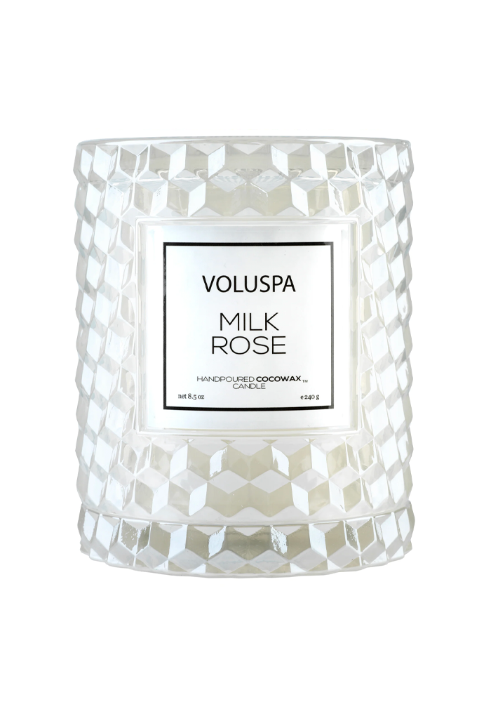 Bougie Cloche Milk Rose - Voluspa