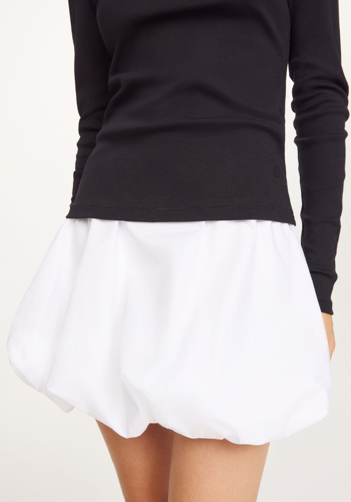 Mini-Jupe Brey Blanc - By Malene Birger