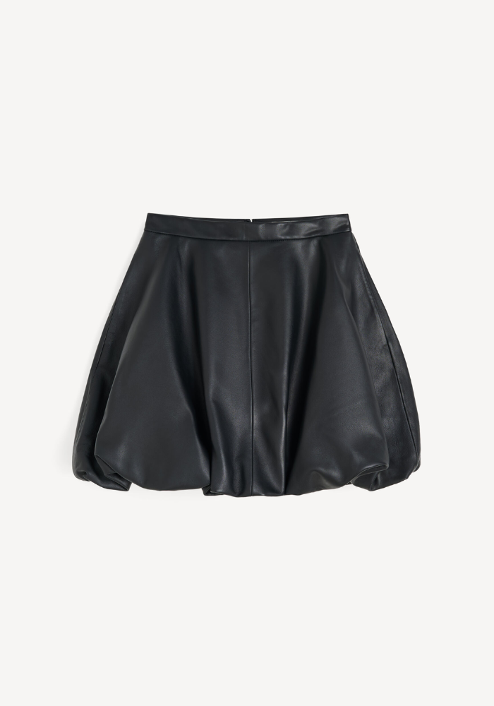  Mini-Jupe En Cuir Brey - By Malene Birger