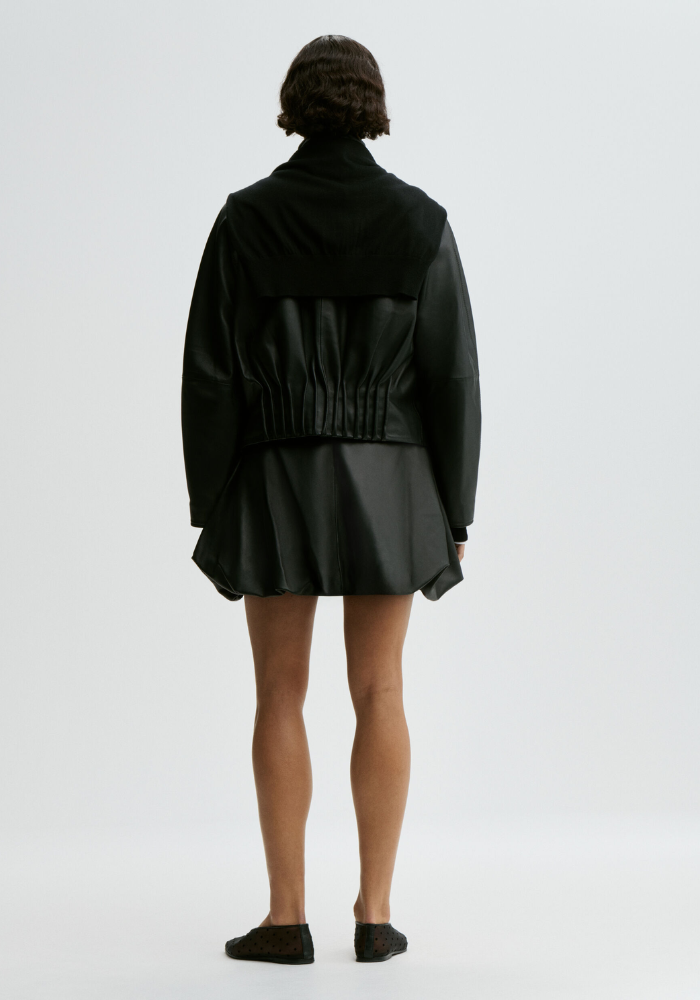  Mini-Jupe En Cuir Brey - By Malene Birger