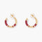 Pendientes Mini Aro Positano Coral