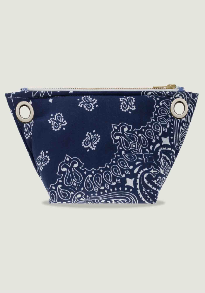 Mini Pochette Oeillet Bandana Navy - Call It By Your Name