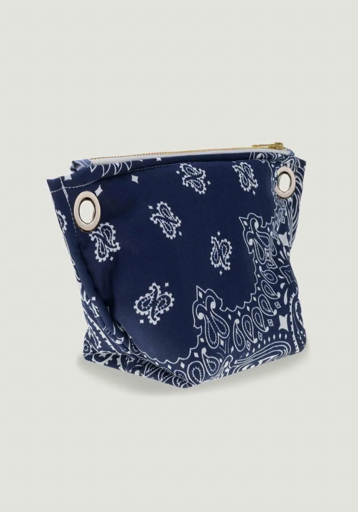 Mini Pochette Oeillet Bandana Navy - Call It By Your Name