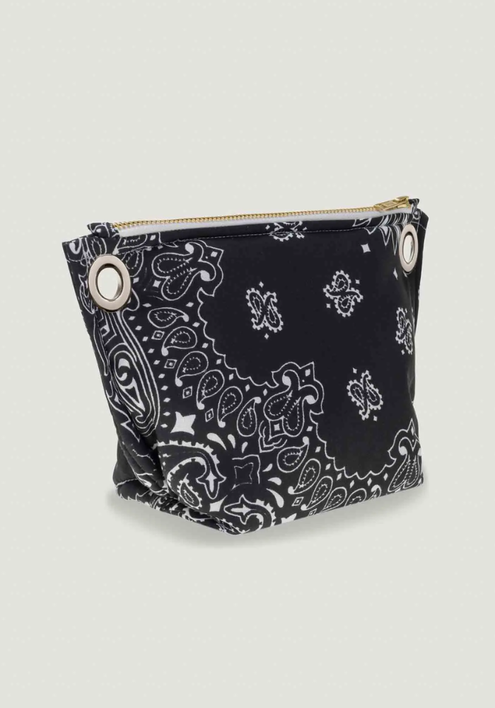 Mini Pochette Oeillet Bandana Noir - Call It By Your Name