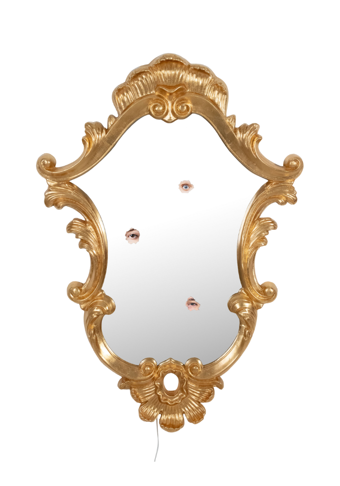 Miroir Mural Trilogie Dorure Clin D'oeil - Seletti