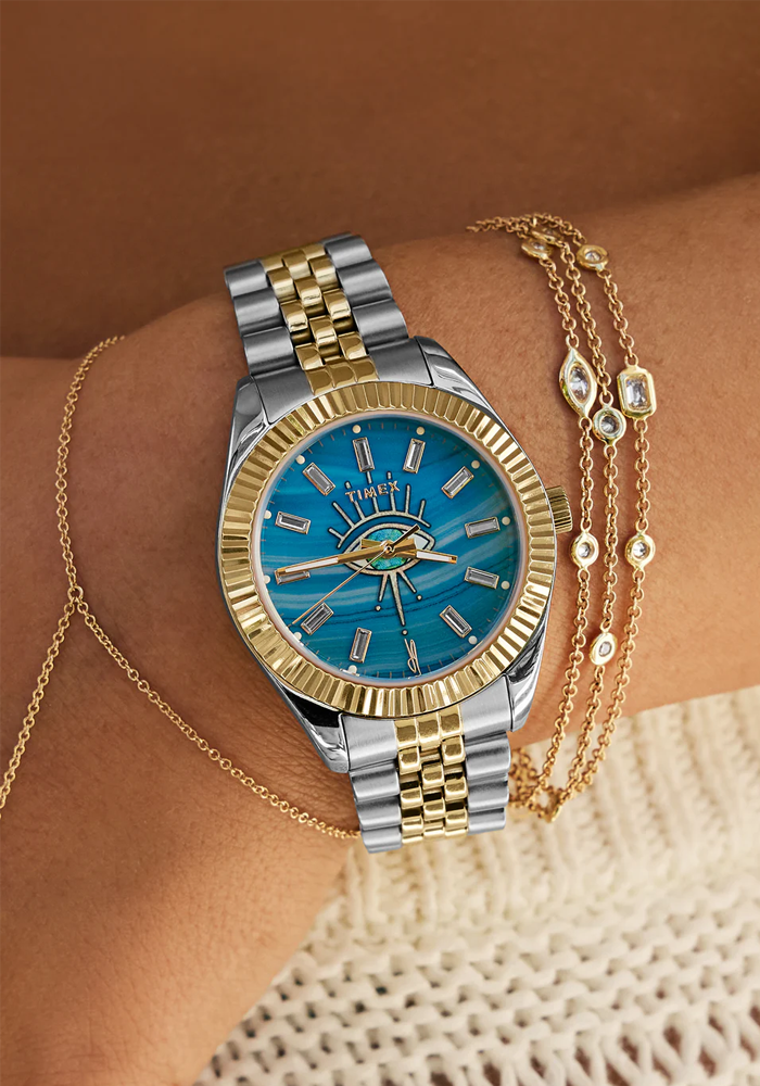 Montre Legacy Blue Agate Eclipse - Timex X Jacquie Aiche - Timex