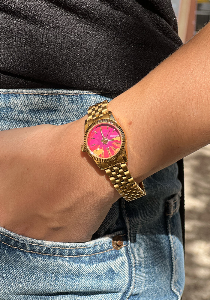 Montre Jaipur Sunset Petit Modèle Edition Limitée - Bullshit Is Not Our Concept