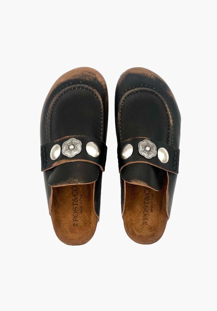 Mules Himalaya Marron Cabochons