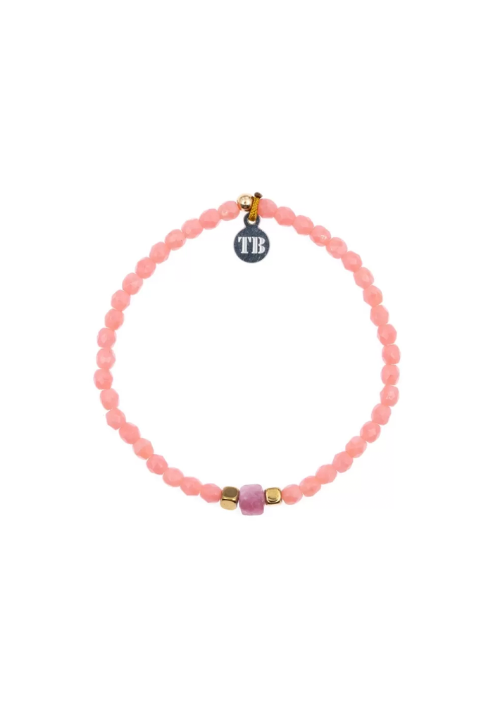 Bracelet Kid Octobre Tourmaline Rose