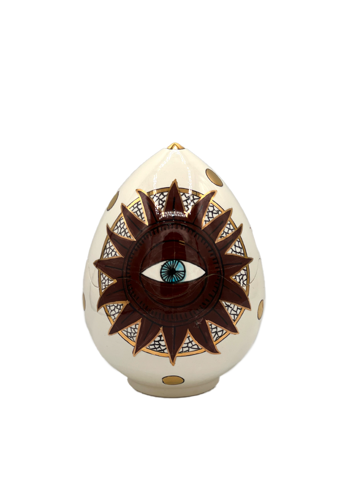 Bougie Oeuf Khmisa Petit Modèle - Sélectionné Par Blush