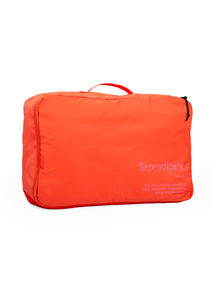 Pochette Serendipity Orange - Blush Sélection Maroquinerie