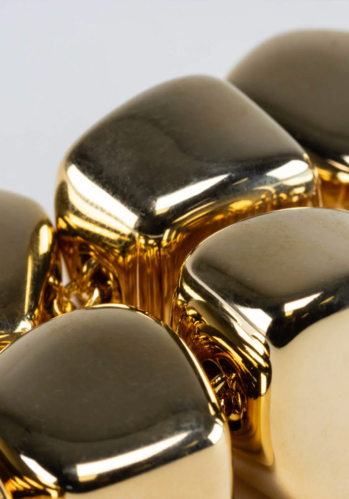 Bracelet Organic Shaped Gold - Vanessa Baroni