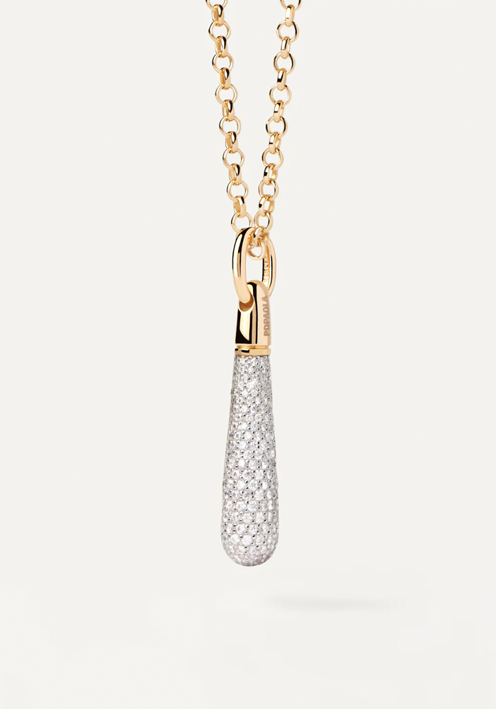 Pendentif Pave Large Drop - PDPAOLA