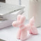 Pale Pink Balloon Dog Candle