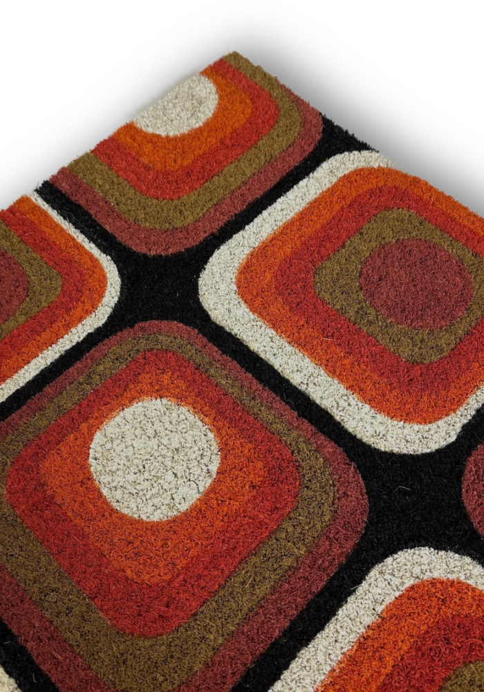 Paillasson Psyche Orange - Bazar De Luxe