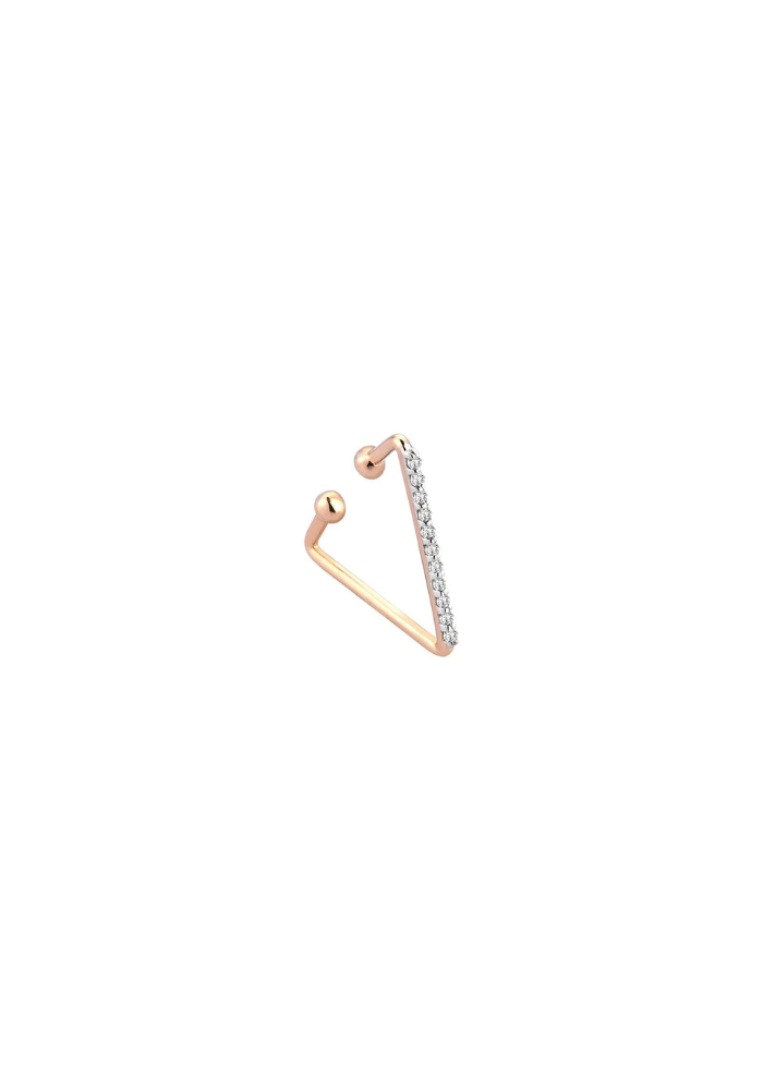 Earcuff Triangle Pavé - Kismet By Milka
