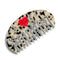 Peigne Gua Cha Léopard Et Motif Coeur