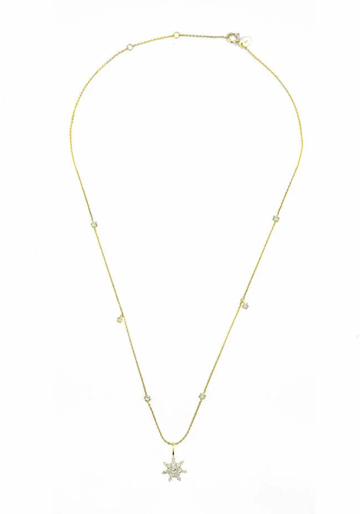 Pendentif Bonne Étoile - Rosa Maïtea